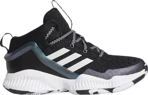 Кроссовки Under Armour Lockdown J Black White Iridescent, черный