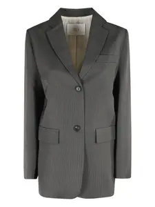Однобортный пиджак в полоску Tela, серый