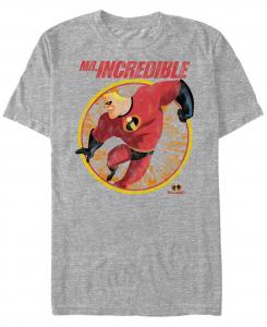 Мужская футболка с коротким рукавом disney pixar the incredibles strong pose Fifth Sun, мульти