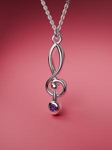 Колье Winx Club X Gadget4entertainment Musa Winx Charmix, серебро