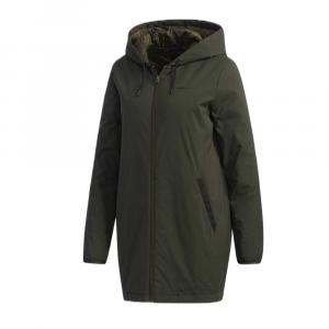 Adidas Пуховик женский армейский зеленый, Army Green/DW8350