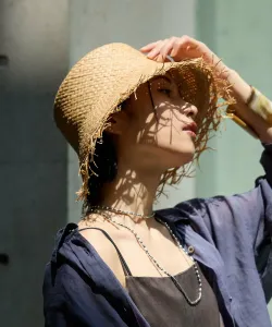 Шляпа из рафии Babylone, цвет Beige 55