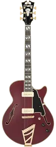 Электрогитара D'Angelico Deluxe SS Satin Trans Wine w/Case