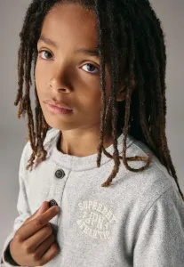 Рубашка-Поло с длинными рукавами, прямого кроя Superdry & Co, Grey