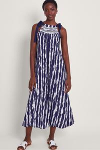 Платье Caity с полосатым узором Monsoon, синий