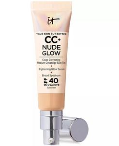 Легкая тональная основа CC+ Nude Glow + сыворотка для сияния SPF 40 It Cosmetics, цвет Medium