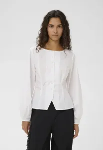 Приталенная блузка leloiw Inwear, Pure White