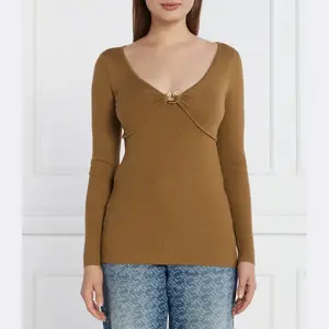 Свитер обычного кроя Pinko, коричневый