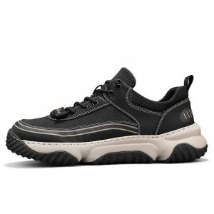 Износостойкие дышащие низкие кроссовки для детей и подростков Kung Fu partners, черный