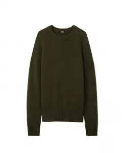 Мужской кашемировый свитер реглан Gobi Cashmere, зеленый