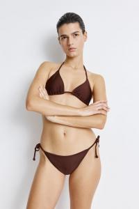 Плавки бикини со стрингами на завязках H&M, коричневый