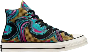 Кроссовки Converse Chuck 70 90s High Marbled, золотой