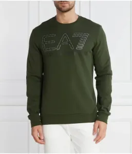 Толстовка regular fit Ea7, хаки