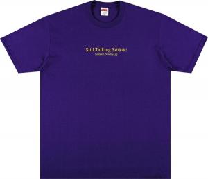 Футболка Supreme Still Talking Tee 'Purple', фиолетовый