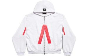 Толстовка мужская Balenciaga, черный / белый