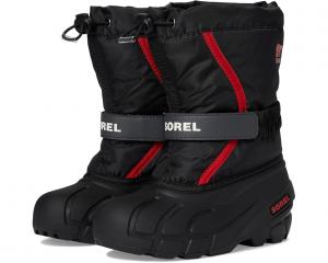 Ботинки SOREL Kids Flurry, цвет Black/Bright Red