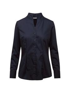 Однотонная блузка с воротником-боколкой Seidensticker, синий