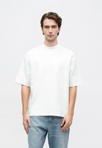 Футболка Selected Homme SLHRELAXSOL MOCK NECK TEE, Bright White/Olive