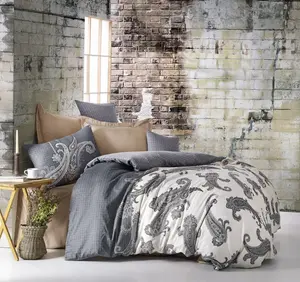 Комплект постельного белья Satin Line 200x220 см сатин Jerome бежевый Morhane