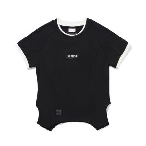 Футболка Li-Ning женская черная с круглым вырезом