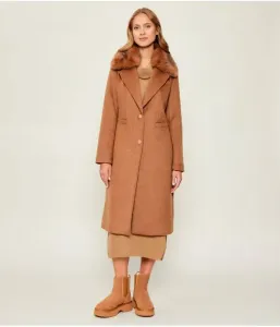 Пальто KAROLE Guess Jeans, коричневый
