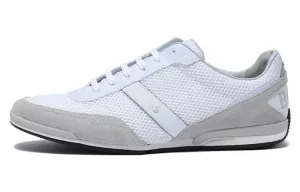 HUGO BOSS Спортивные повседневные кроссовки Fabric мужские бело-серые