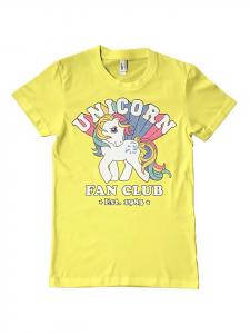 Футболка Unicorn Fan Club T-Shirt желтого цвета My Little Pony