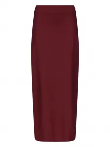 Длинная юбка прямого кроя LouLou de Saison, красный