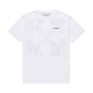 Футболка Off-White Caravag Arrow Slim Short-Sleeve Tee 'White/Black', белый