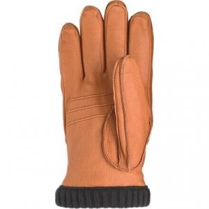 Ребристые перчатки из оленьей кожи Primaloft мужские Hestra, цвет Cork