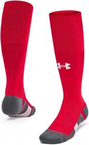 Under Armour Unisex Magnetico носки до икры, (600) Red/Pitch Gray/White