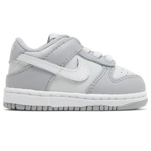 Кроссовки детские Nike Dunk Low TD, белый/серый