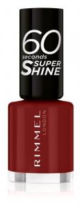 Лак для ногтей Rimmel 60 Seconds Super Shine, оттенок 320 Rapid Ruby 8 мл