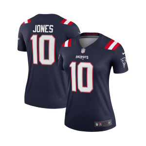 Женская футболка mac jones navy new england patriots legend джерси Nike, синий