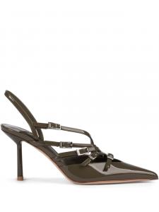 Туфли-лодочки Le Silla 80 мм Scarlet с открытой пяткой, зеленый