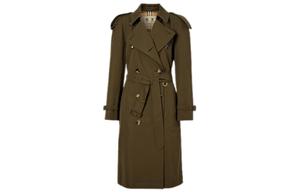 Женские тренчи Burberry, цвет Deep army khaki