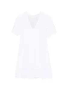 Платье с вышивкой англез (бродери-англяз) Mayoral, белый