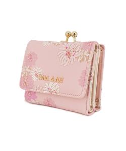 Мини-кошелек с застежкой, компактный кошелек, блестки в виде хризантем, PJA-W972