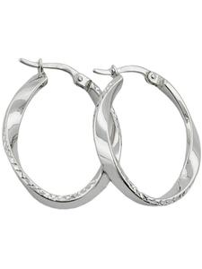 Gallay Серьги Creole 26x22mm Silber 925 in silber