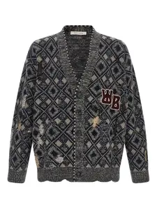 Кардиган Sibling Wales Bonner, серый