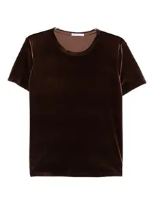 Велюровая футболка Cenere Gb, коричневый