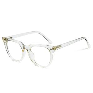 CYXUS Пластиковая овальная оправа для очков унисекс, Transparent color T34