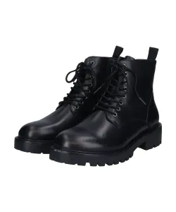 Кожаные ботинки на шнуровке с подошвой-танком