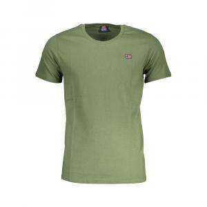 Зеленая хлопковая мужская футболка Geographical Norway