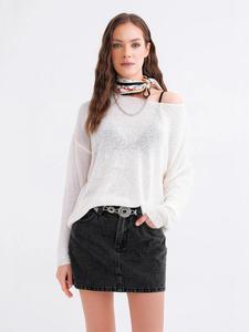 MixRay Свитер в белом цвете