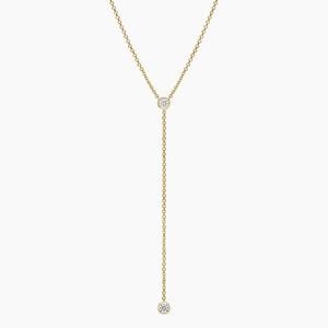 Ожерелье-Лариат с лабораторным бриллиантом Brilliant Earth