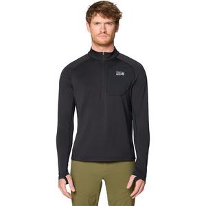 Мужская толстовка Up First Tech Fleece с застежкой-молнией на четверть длины Mountain Hardwear Mountain Hardwear, Black