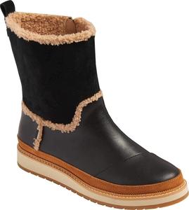 Женские ботильоны TOMS Makenna, Black Leather/Suede