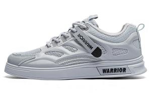 Кроссовки WARRIOR Skateboarding Shoes Men Low-top Gray, серый