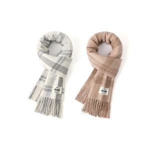 Jeep Вязаный шарф унисекс, 2 Pack (White+Camel)